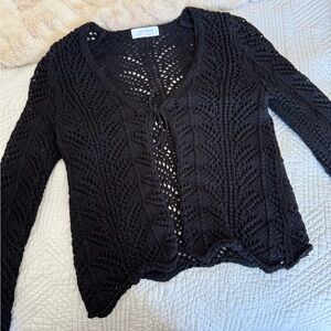 Aritzia Open-Knit Cardigan